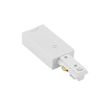 WAC Lighting HLE-WT - H Track Live End Connector