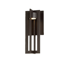 WAC Lighting WS-W48616-BZ - CHAMBER Outdoor Wall Sconce Light