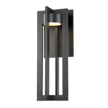 WAC Lighting WS-W48620-BZ - CHAMBER Outdoor Wall Sconce Light