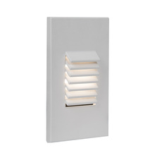 WAC Lighting 4061-27WT - LED Low Voltage Vertical Louvered Step and Wall Light