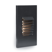 WAC Lighting 4061-AMBK - LED Low Voltage Vertical Louvered Step and Wall Light