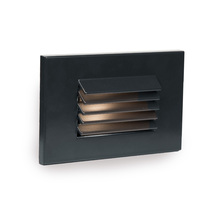 WAC Lighting WL-LED120-C-BK - LED Horizontal Louvered Step and Wall Light