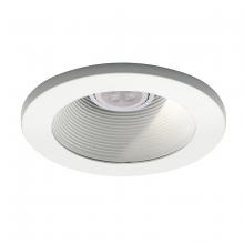 WAC Lighting HR-D411LED-WT/WT - 4in Adjustable Step Baffle Trim