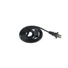 WAC Lighting HR-PC6-BK - 120V Undercabinet Puck Light Power Cord