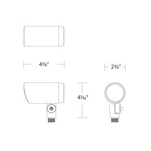 WAC Lighting LC-253205-FCS-BZ - Spott 12V  Landscape Accent Light 60Deg 5CCT