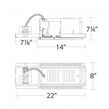 WAC Lighting MT-316HS - Low Voltage Multiple Three Light Housing