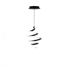 WAC Lighting PD-19408-27-BK - Whirl Mini Pendant Light