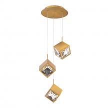 WAC Lighting PD-29303R-AB - Ice Cube Chandelier Light