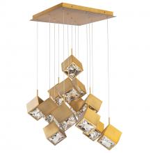 WAC Lighting PD-29313S-AB - Ice Cube Chandelier Light