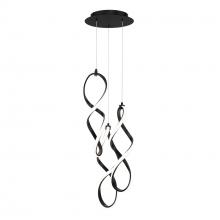 WAC Lighting PD-47803R-BK - Interlace Chandelier Light