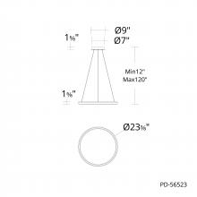 WAC Lighting PD-56523-27-BC - Huxley Pendant Light