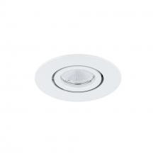 WAC Lighting R2BRA-FCS-WT - Ocular 2.0 5CCT Round Adjustable Trim and Remodel Housing with New Construction Frame-In Kit and D