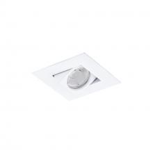 WAC Lighting R2BSA-SCS-WT - Ocular 2.0 5CCT Square Adjustable Trim and Remodel Housing with New Construction Frame-In Kit and