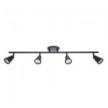 WAC Lighting TK-180504-30-BK - 1805 Energy Star LED 4 Light Fixed Rail