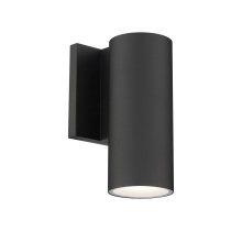 WAC Lighting WS-W190208-CS-BK - Cylinder 8" 1-Light LED WALL SCONCE 5CCT