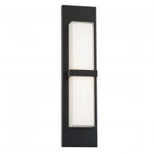 WAC Lighting WS-W21122-40-BK - BANDEAU Outdoor Wall Sconce Light