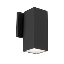 WAC Lighting WS-W220208-CS-BK - Cubix 8" 1-Light LED WALL SCONCE 5CCT