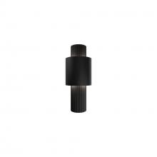 WAC Lighting WS-W32514-27-BK - Piston Outdoor Wall Sconce