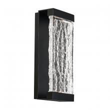 WAC Lighting WS-W39114-BK - FUSION Outdoor Wall Sconce Light