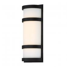 WAC Lighting WS-W52614-BK - LATITUDE Outdoor Wall Sconce Light