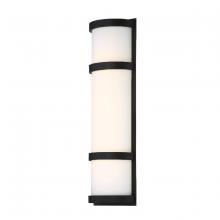 WAC Lighting WS-W52620-BK - LATITUDE Outdoor Wall Sconce Light