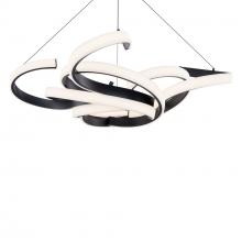 Modern Forms Luminaires PD-22452-BK - Woven Chandelier Light