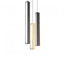 Modern Forms Luminaires PD-64803R-BK/AB-BK - Chaos Multilight Pendant Light