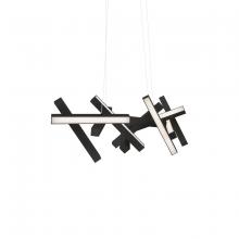 Modern Forms Luminaires PD-64848-BK - Chaos Linear Pendant