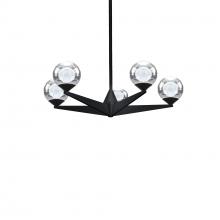 Modern Forms Luminaires PD-82024-BK - Double Bubble Chandelier Light