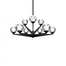 Modern Forms Luminaires PD-82027-BK - Double Bubble Chandelier Light