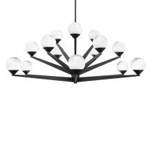 Modern Forms Luminaires PD-82042-BK - Double Bubble Chandelier Light