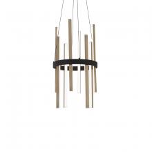 Modern Forms Luminaires PD-87914-BK/AB - Harmonix Pendant Light