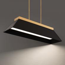 Modern Forms Luminaires PD-88344-BK/AB - Bentley Linear Pendant