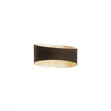 Modern Forms Luminaires WS-20210-BZ/BR - Swerve Wall Sconce Light