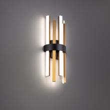 Modern Forms Luminaires WS-87920-BK/AB - Harmonix Wall Sconce Light