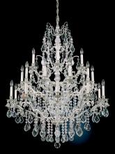 Schonbek 1870 5775-48H - Bordeaux 25 Light 120V Chandelier in Antique Silver with Clear Heritage Handcut Crystal