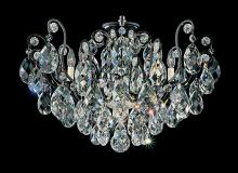 Schonbek 1870 3785-26S - Renaissance 8 Light 120V Semi-Flush Mount in French Gold with Clear Crystals from Swarovski