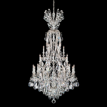 Schonbek 1870 3783-22 - Renaissance 25 Light 120V Chandelier in Heirloom Gold with Clear Heritage Handcut Crystal