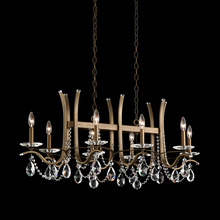 Schonbek 1870 VA8435N-06H - Vesca 8 Light 120V Chandelier in White with Clear Heritage Handcut Crystal