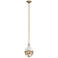 Kichler 43011NBR - Tollis™ 12.5" 1 Light Mini Pendant Natural Brass