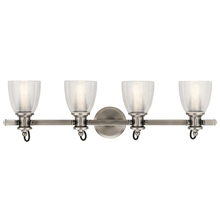 Kichler 45874CLP - Flagship™ 4 Light Vanity Light Classic Pewter