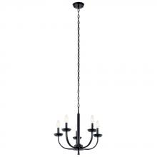  52385BK - Chandelier 5Lt