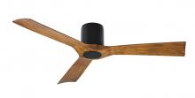 Modern Forms Smart Fans FH-W1811-54-MB/DK - Aviator Flush Mount Ceiling Fan