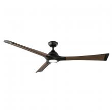 Modern Forms Smart Fans FR-W1814-72L-MB/DK - Woody Downrod Ceiling Fan