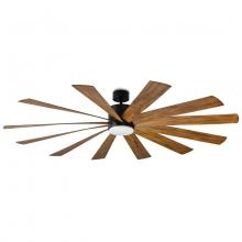 Modern Forms Smart Fans FR-W1815-80L-MB/DK - Windflower Downrod ceiling fan