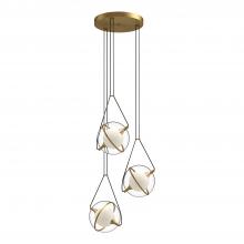 Kuzco Lighting CH76718-BG - Aries 18-in Brushed Gold LED Chandeliers