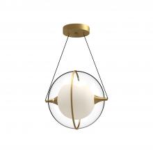 Kuzco Lighting PD76712-BG - Aries 12-in Brushed Gold LED Pendant