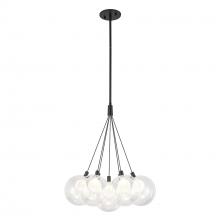  CH3117-BK - Bolla 16-in Black LED Chandelier