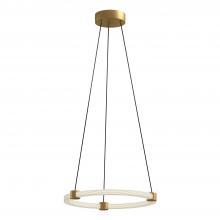 Kuzco Lighting PD24716-BG - Bruni 16-in Brushed Gold LED Pendant