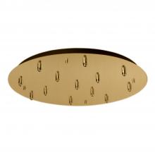 Kuzco Lighting CNP13AC-BG - Canopy Brushed Gold LED Canopies